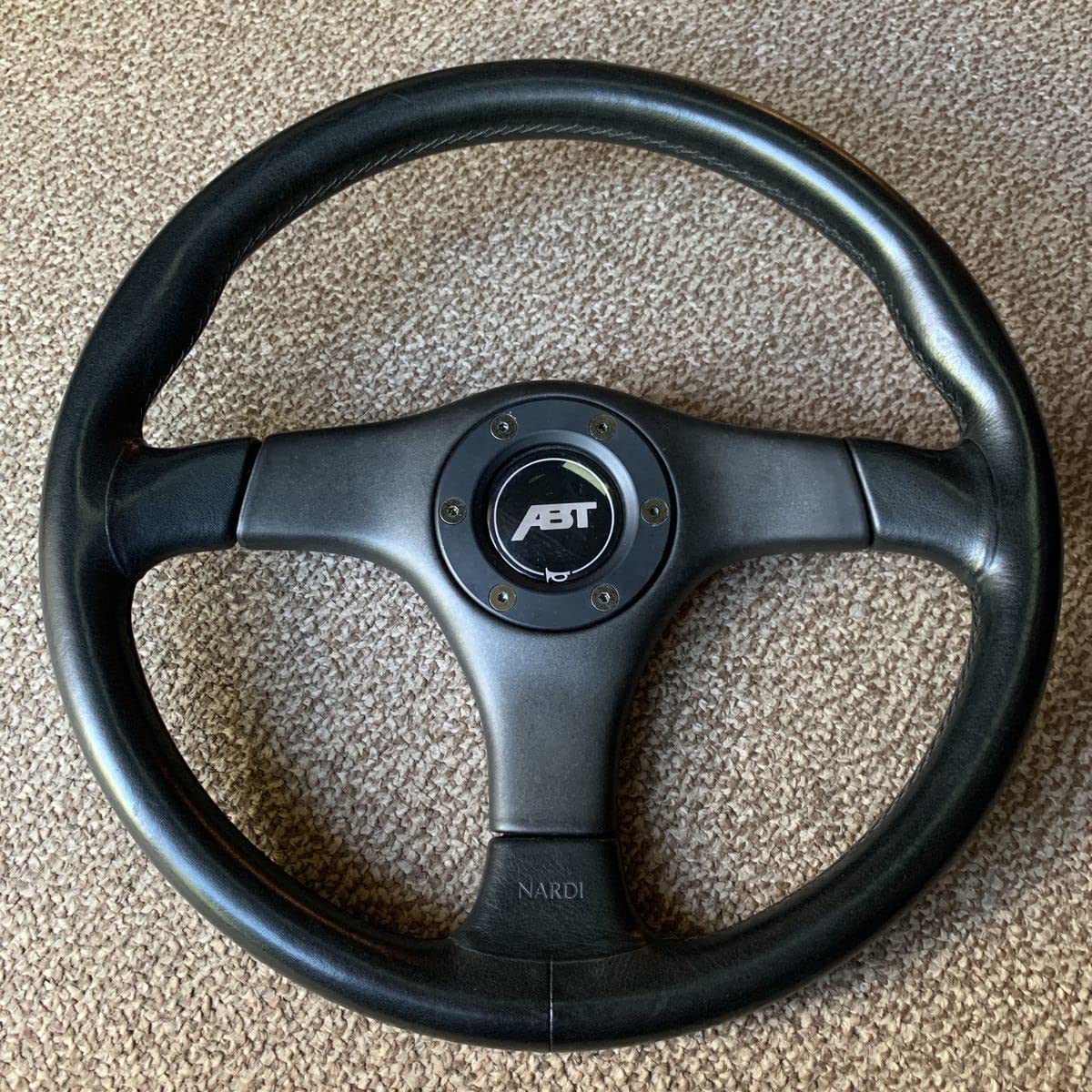 Amazon.co.jp: NARDI ナルディ GARA ガラ タイプ4 3本スポーク ABT