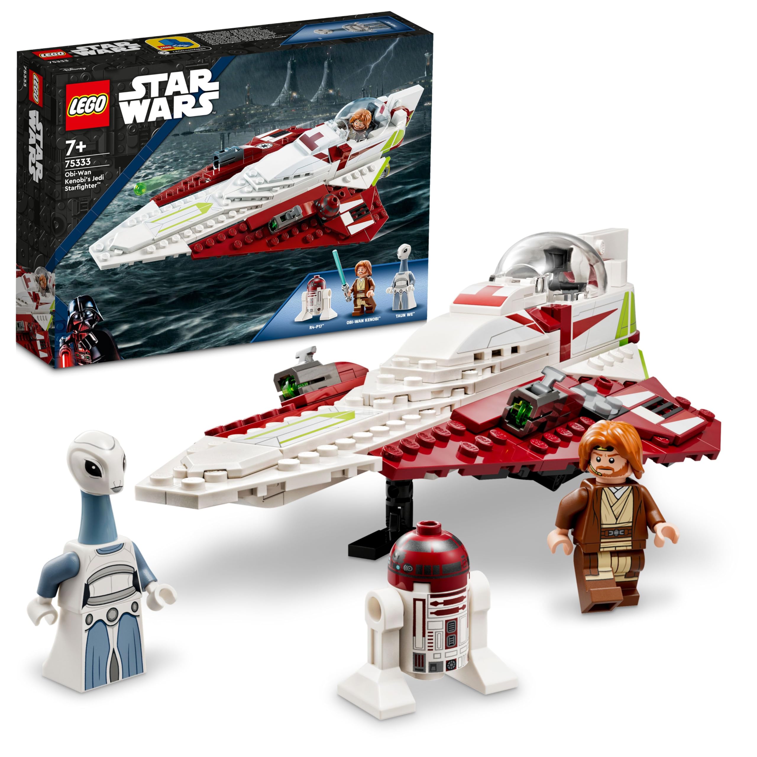 Amazon.com: Lego 75333 Star Wars Obi-Wan Kenobi's Jedi Starfighter