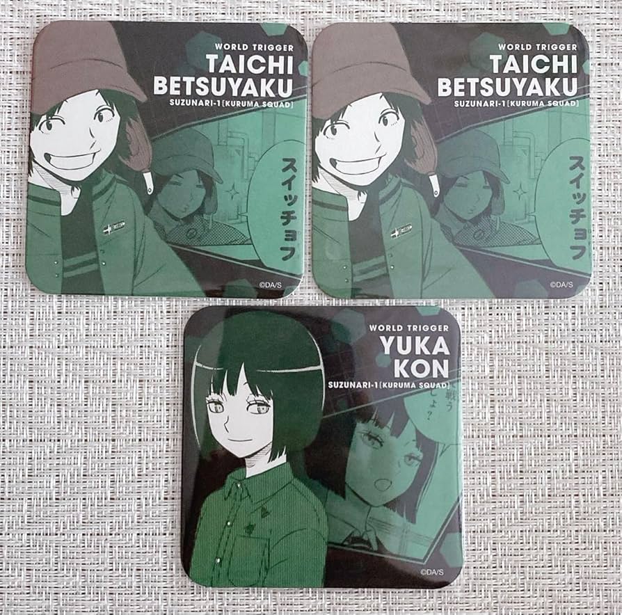 Amazon.co.jp: ワールドトリガー アートコースター ワートリ 来馬隊