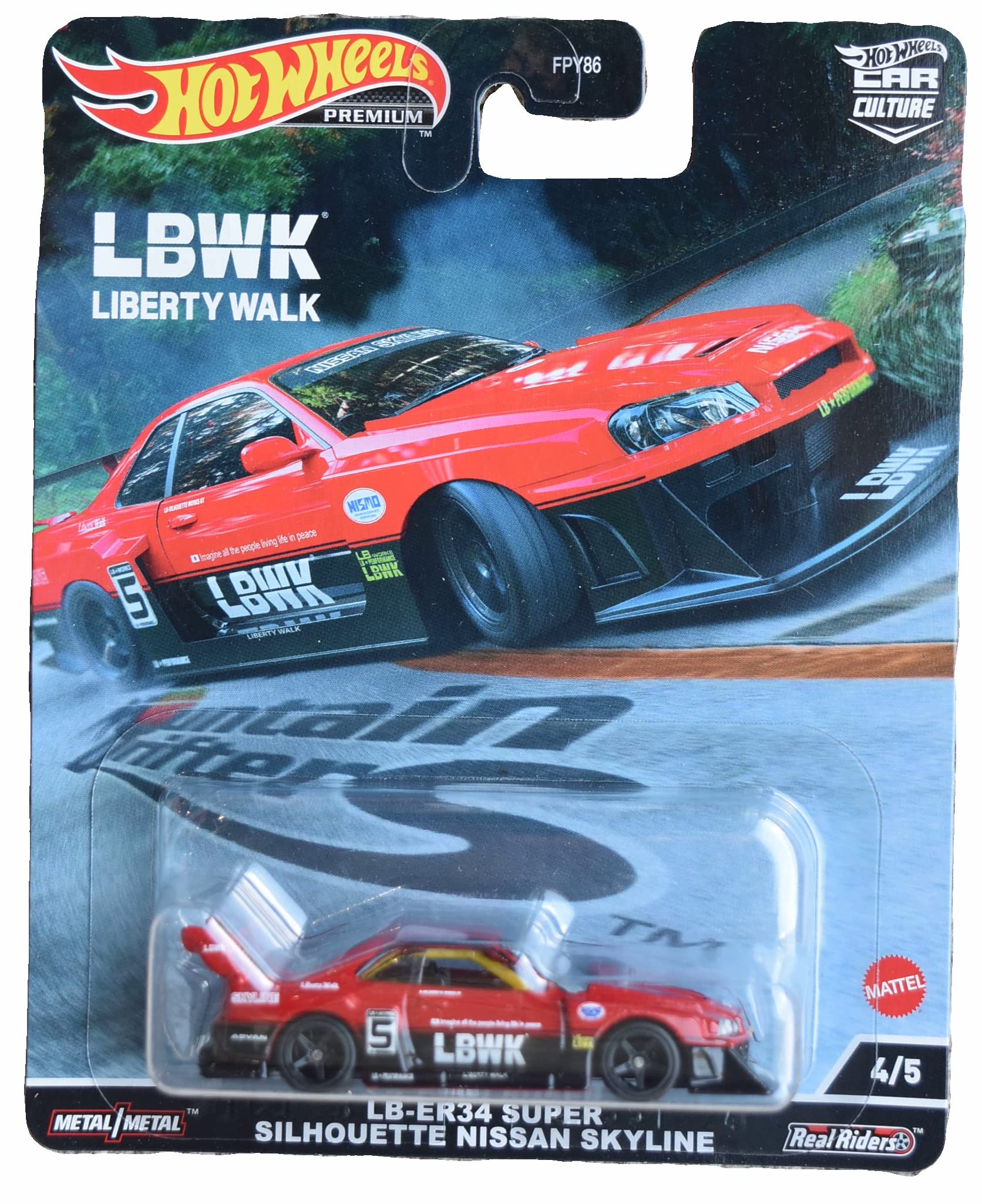 Amazon.com: Hot Wheels LB-ER34 Super Silhouette Nissan Skyline