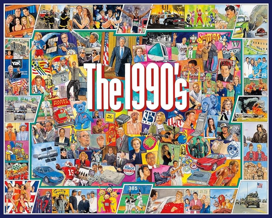 Amazon.com: White Mountain 1000 Piece Jigsaw Puzzle Nostalgic