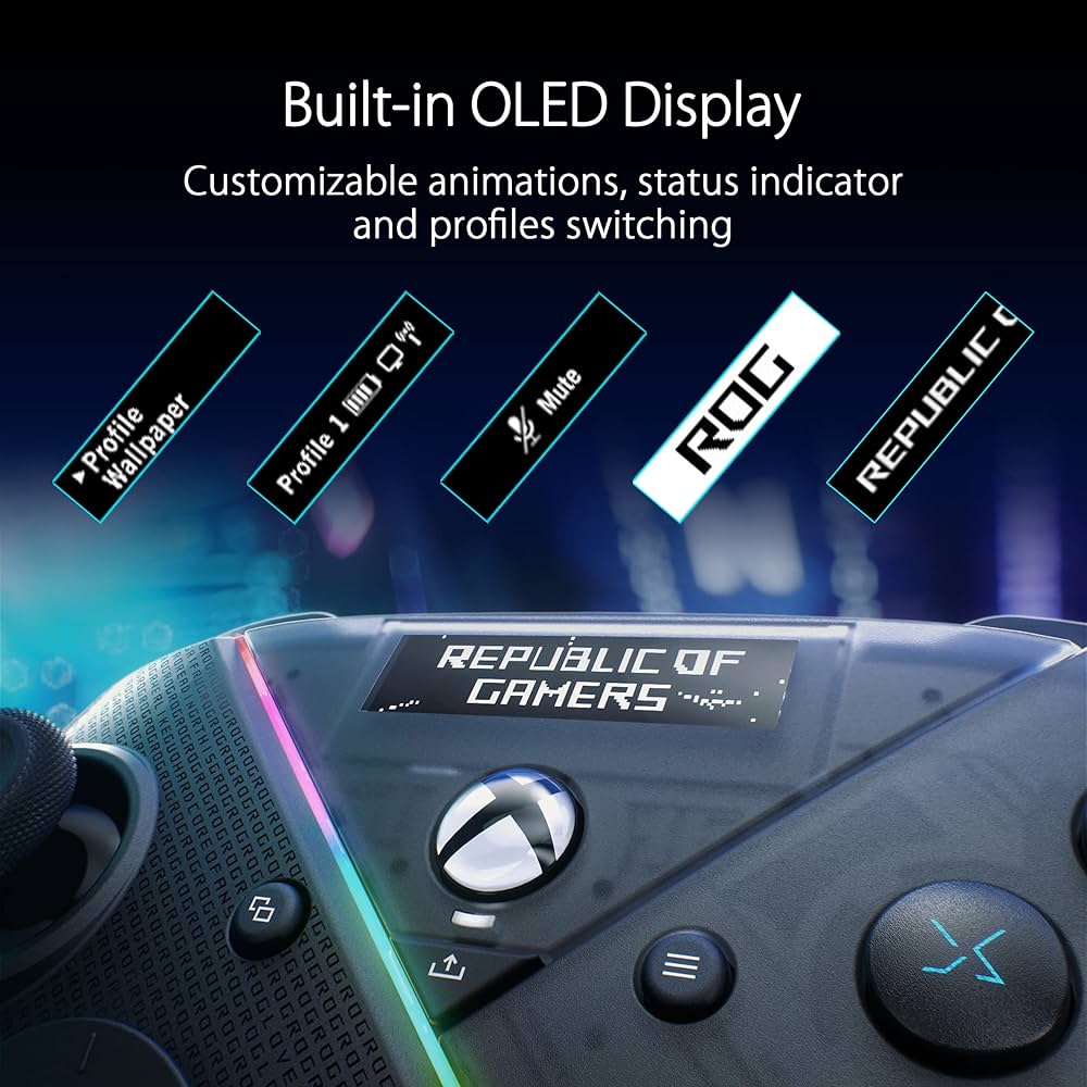 Amazon.com: ASUS ROG Raikiri Pro OLED display, tri-mode