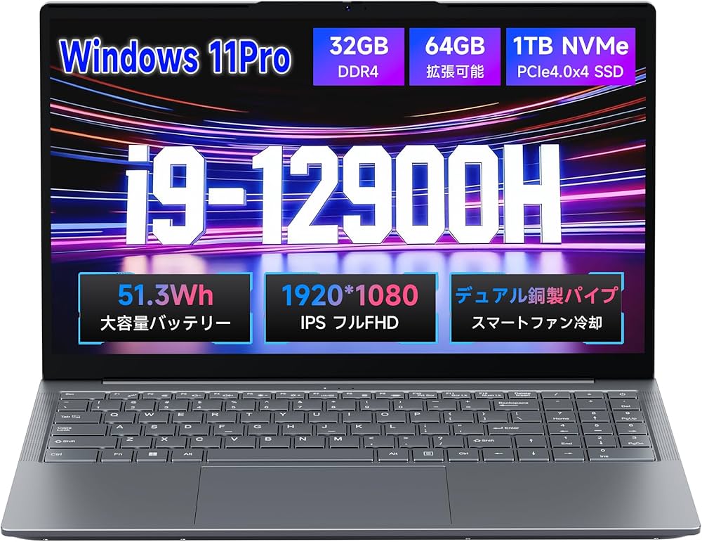 Amazon.co.jp: ノートパソコン【爆速Core i9-12900H 14コア20スレッド