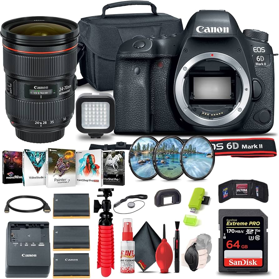 Amazon.com : Canon EOS 6D Mark II DSLR Camera (Body Only