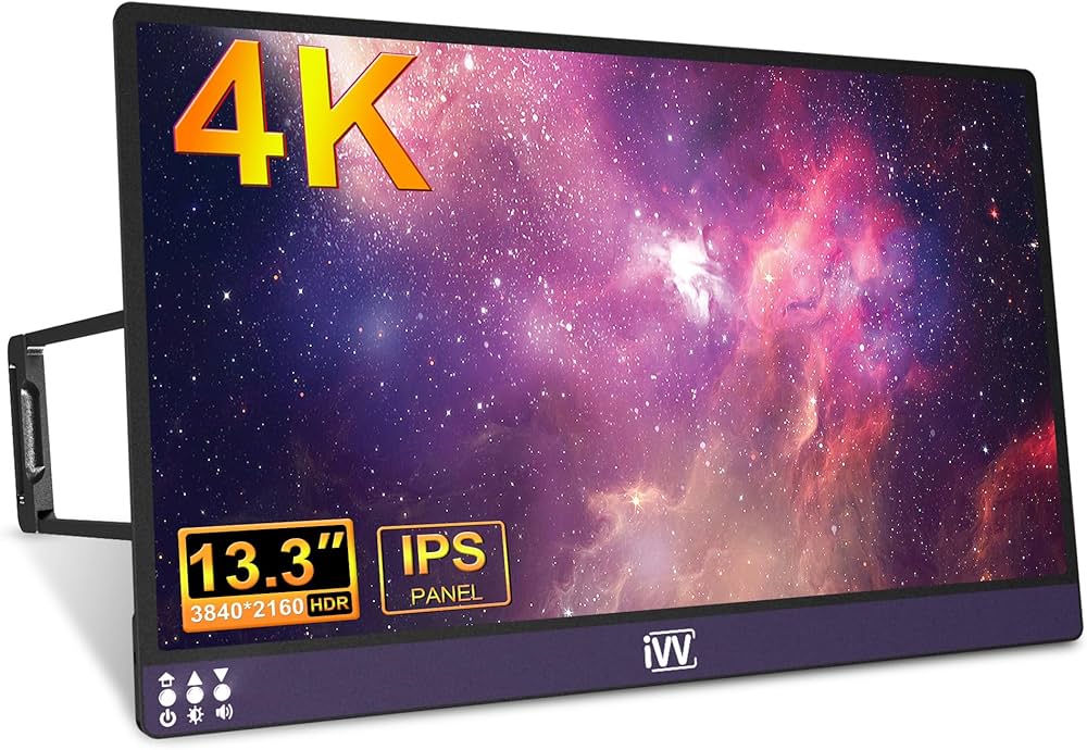 Amazon.co.jp: モバイルモニター 自立型 IVV 13.3インチ モバイル