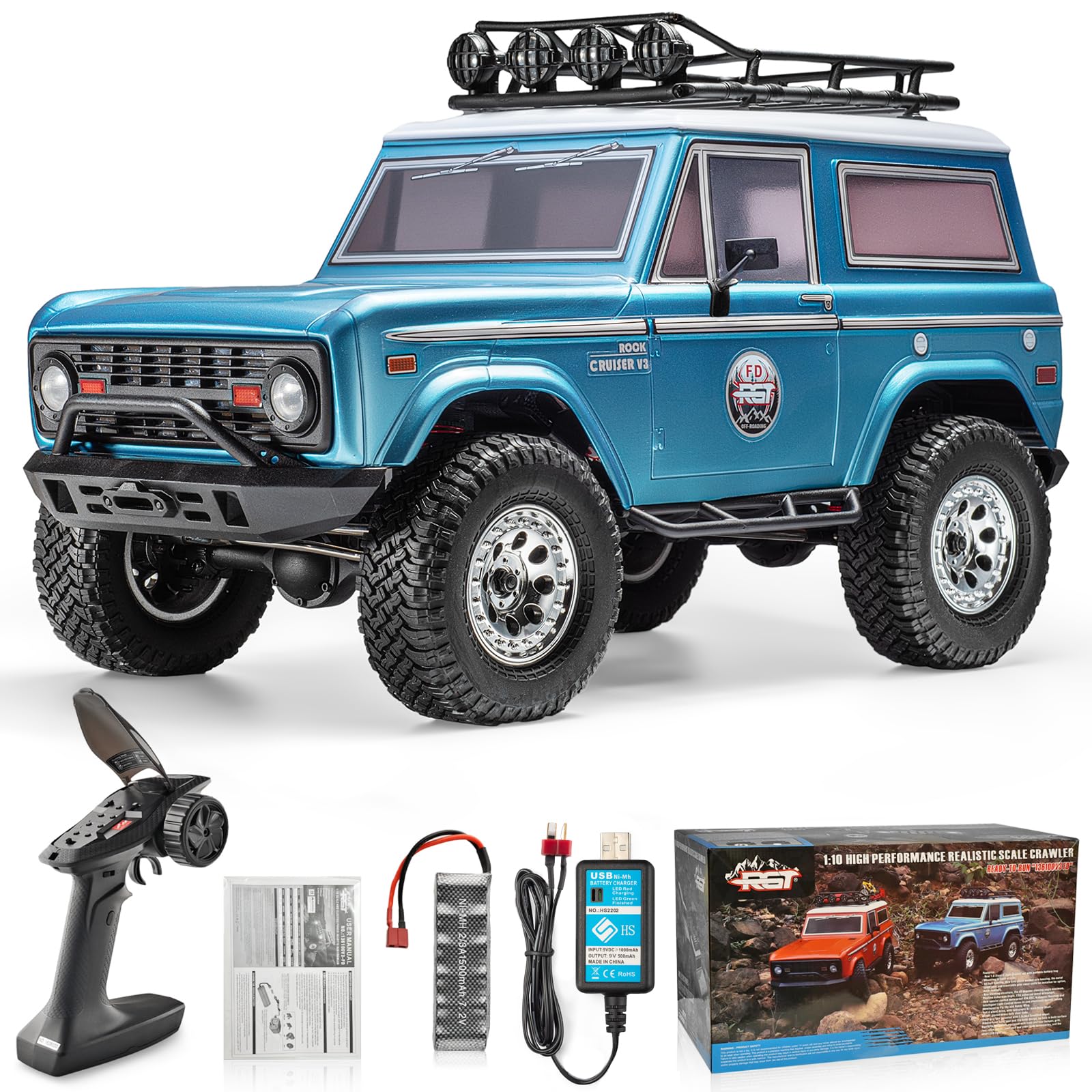 Amazon.com: RGT RC Crawler 1:10 4wd Off Road Truck Rock Cruiser RC