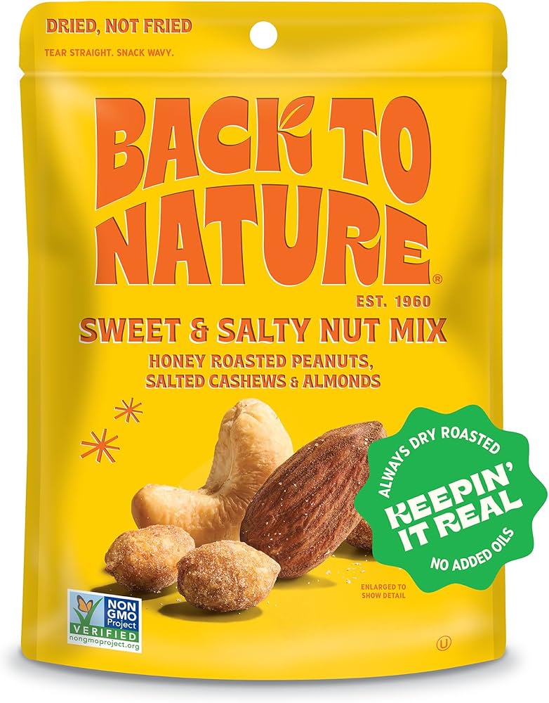 Amazon.com: Back to Nature Sweet & Salty Nut Mix, Honey Roasted