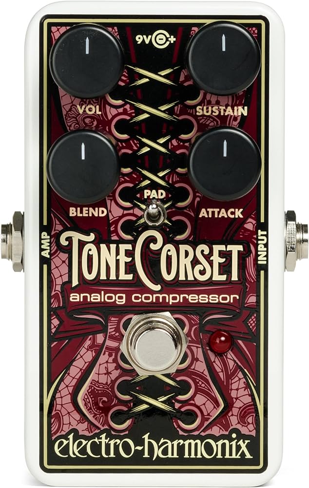 Amazon.com: Electro-Harmonix Tone Corset Analog Compressor Pedal