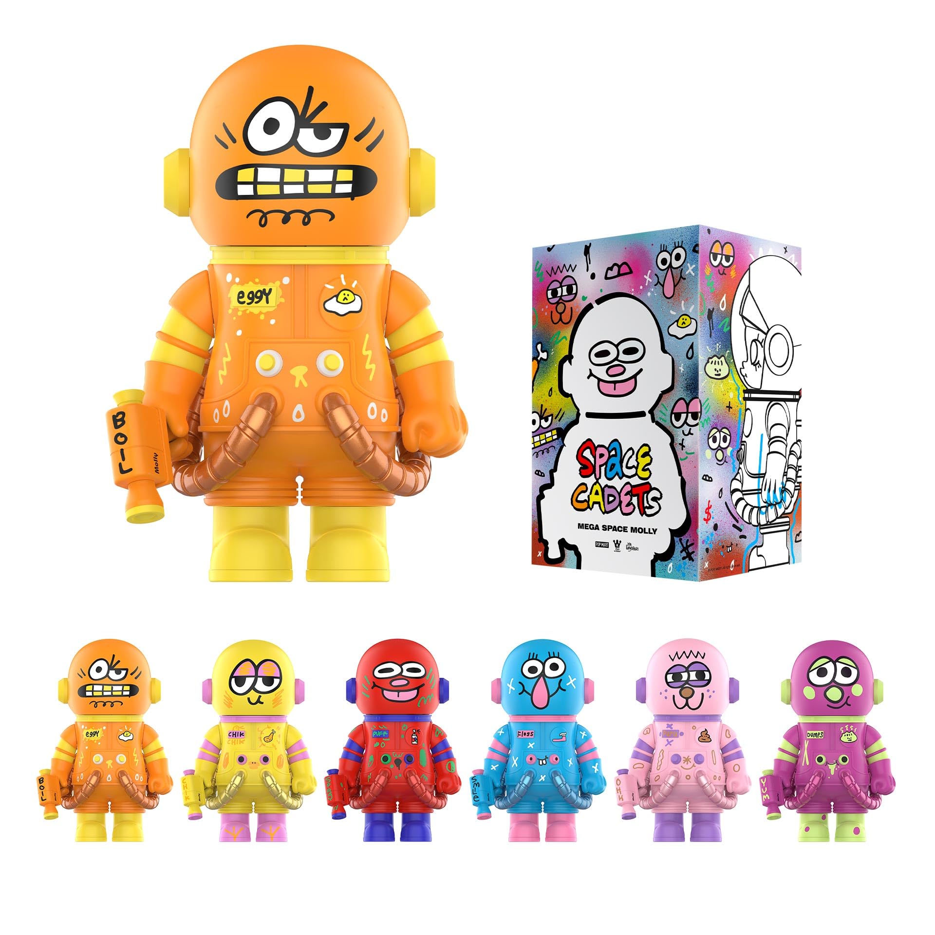 Amazon.com: POP MART MEGA Space Molly 400% Jon BURGERMAN Space