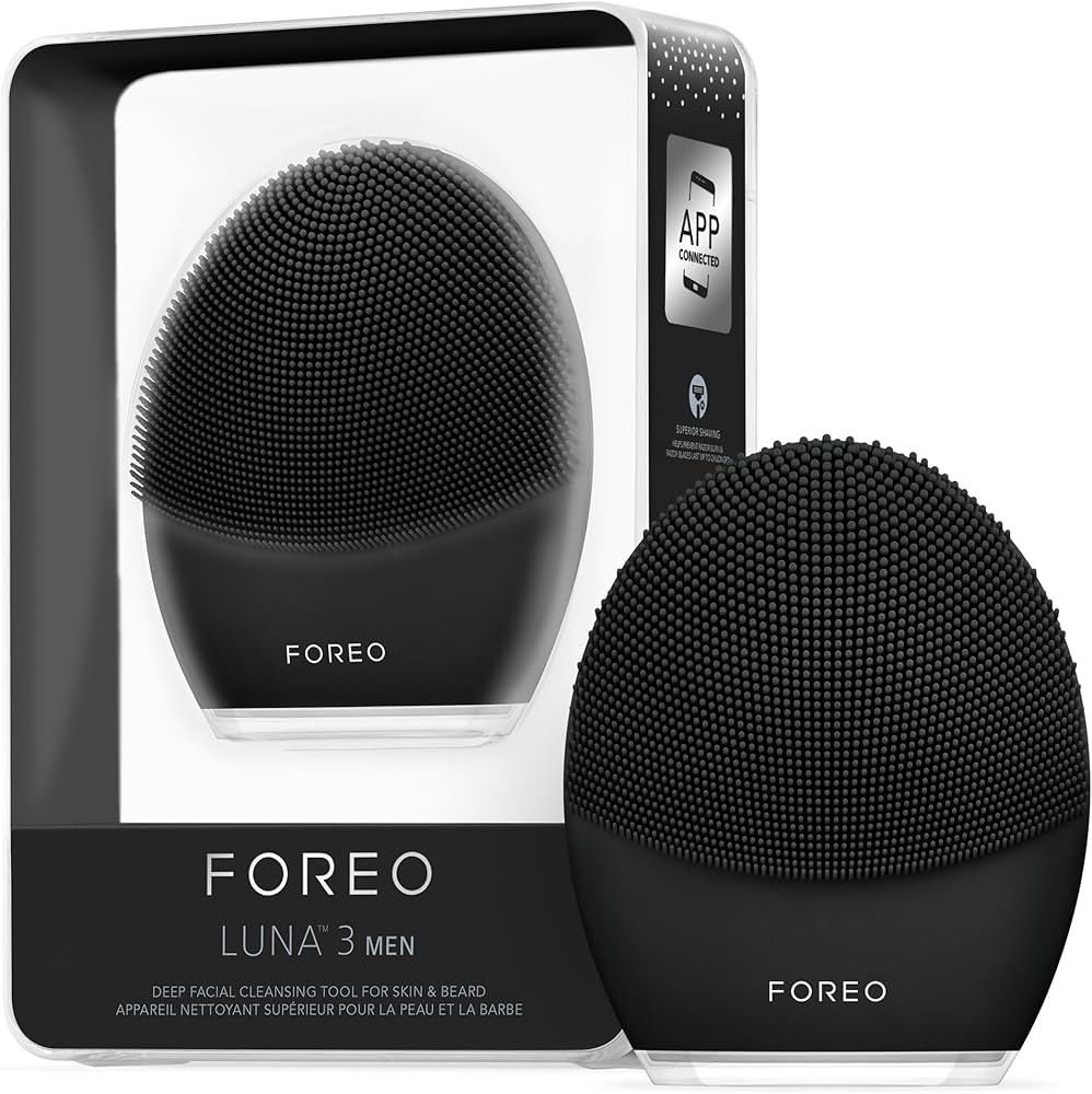 FOREO LUNA 3 Men Facial Cleansing Brush for Skin & Beard