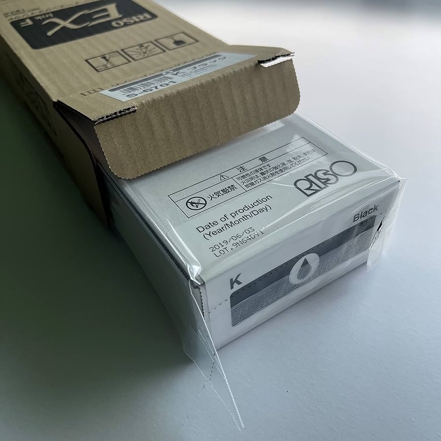 Amazon.co.jp: RISO リソー EX イーエックス インク F ブラック 黒 S