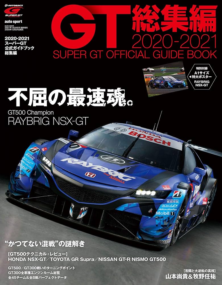 2020−2021スーパーGT 公式ガイドブック 総集編 【付録】 ポスター