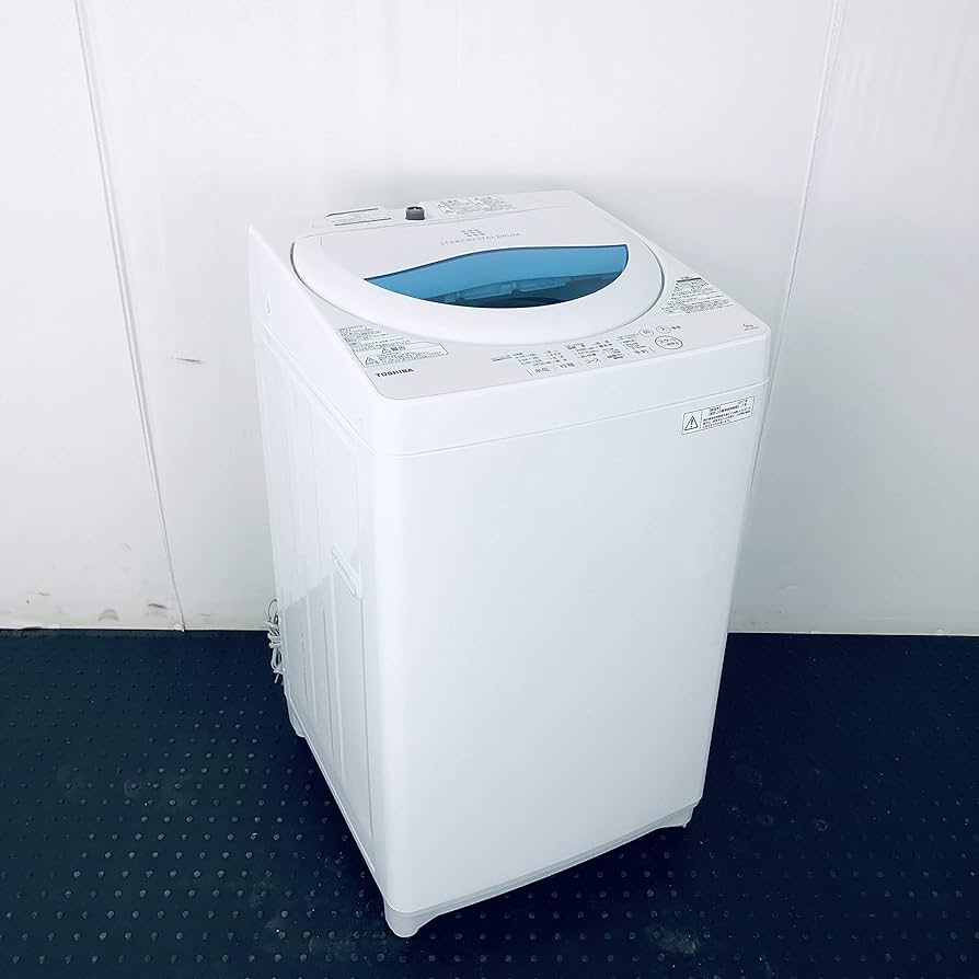 Amazon | 東芝 全自動洗濯機 5kg ステンレス槽 グランホワイト AW-5G5