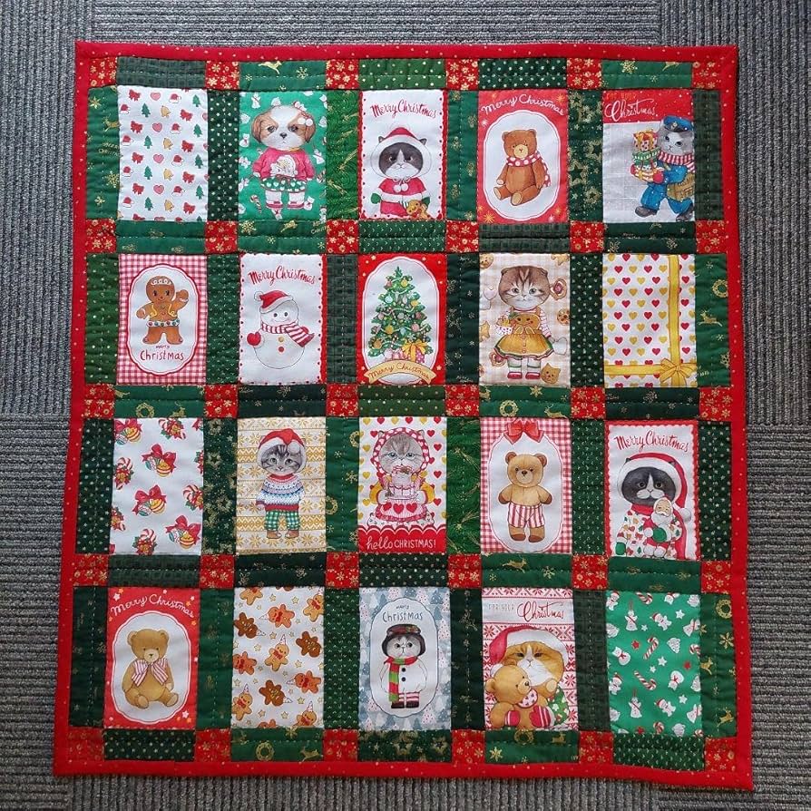 Amazon.co.jp: パッチワークタペストリー パッチワークキルト