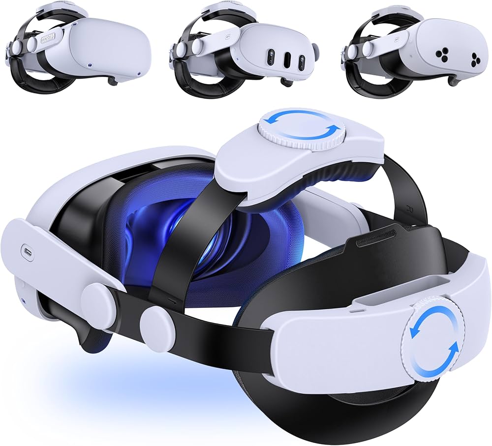 Amazon.com: Head Strap for Quest 2/Quest 3/Quest 3S, Comfort Head