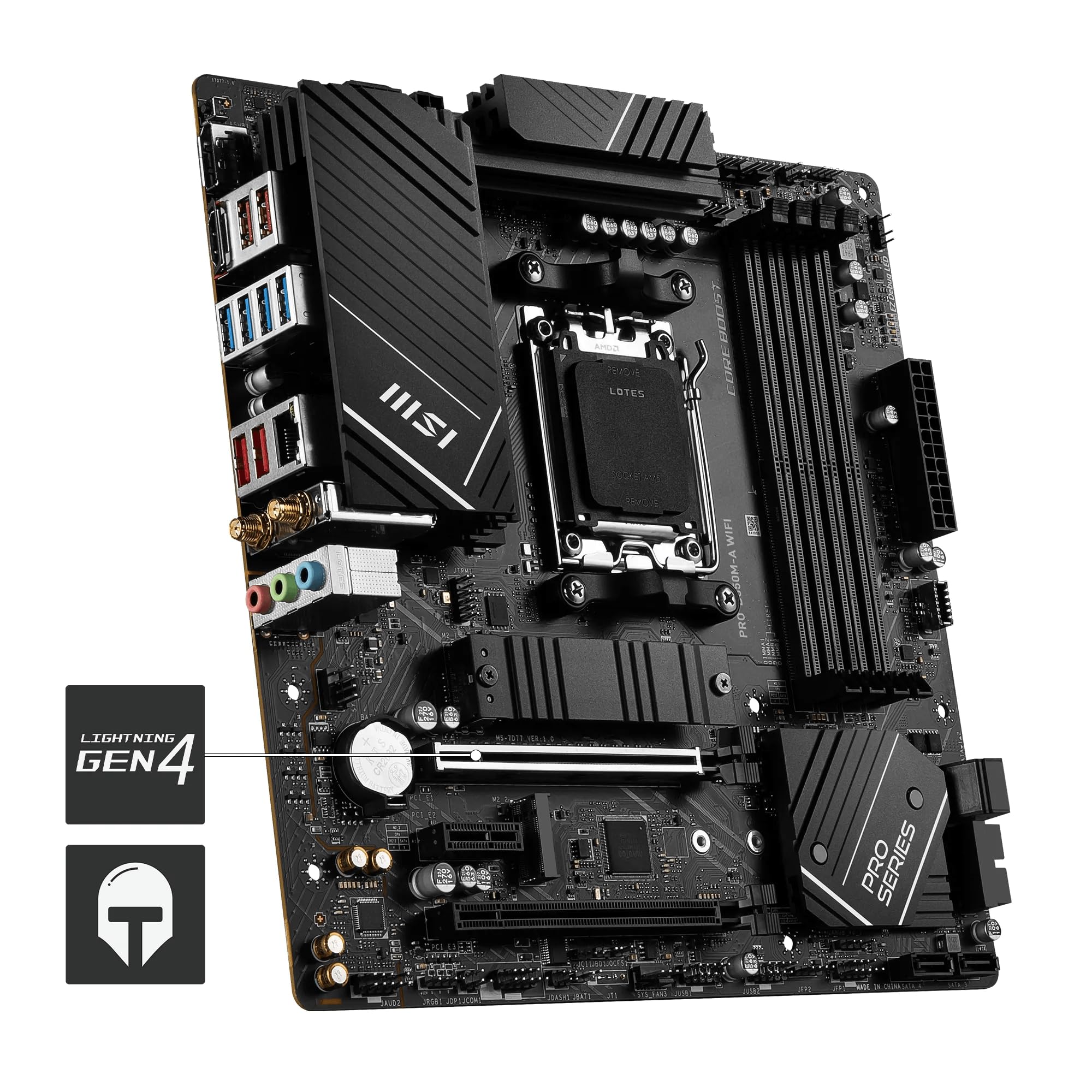Amazon.com: MSI PRO B650M-A WiFi Motherboard AMD B650 Socket AM5