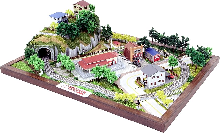 Amazon | ロクハン(Rokuhan) Zゲージ 壁掛けタイプジオラマセット S071