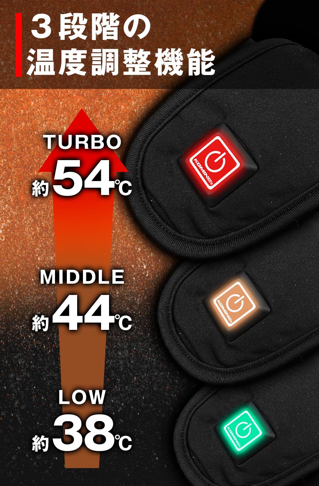 Amazon | コミネ(KOMINE) バイク用 12Vエレクトリックインナータイツ