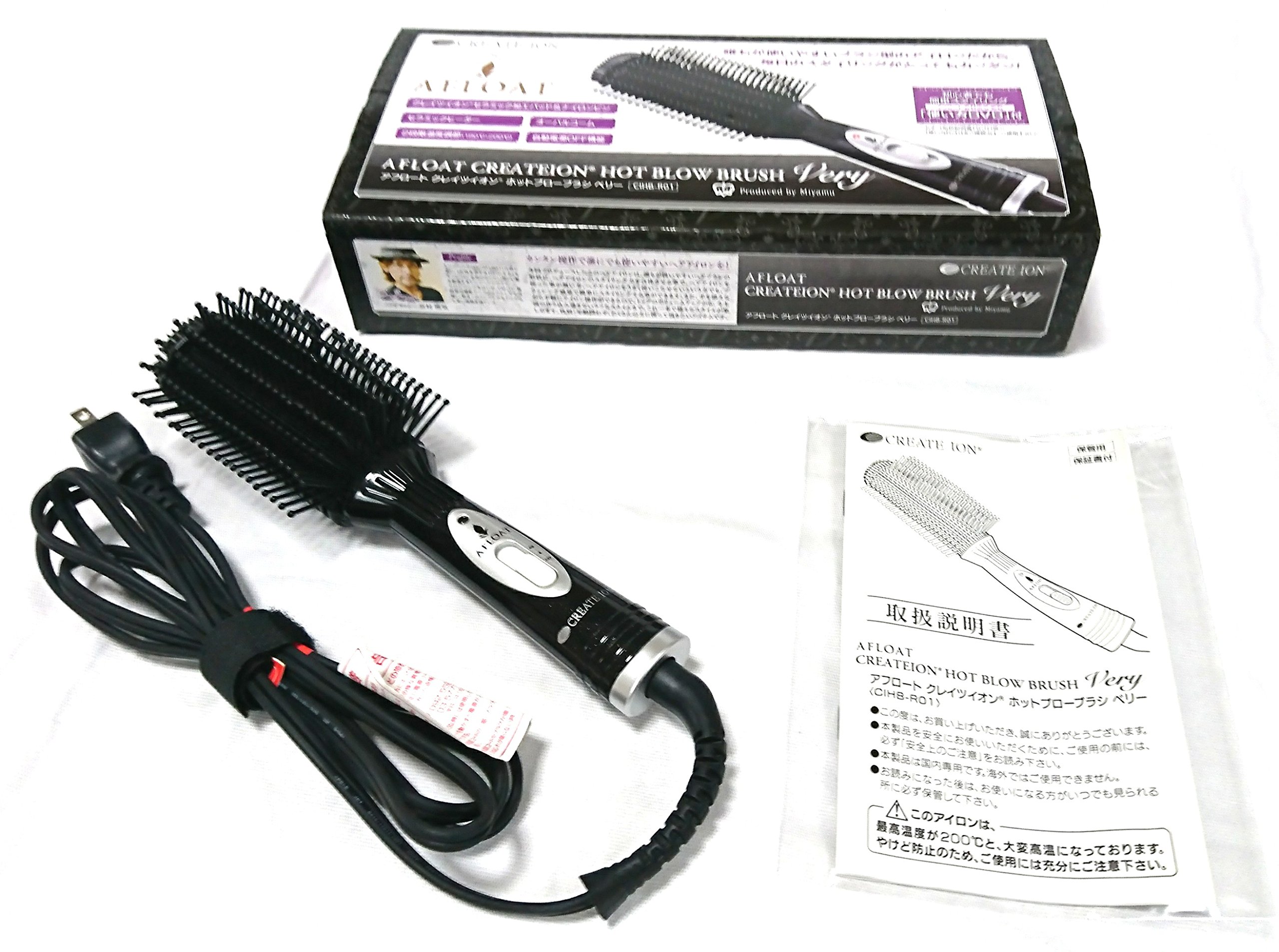 Amazon | アフロート クレイツイオン ホットブローブラシ ベリー CIHB
