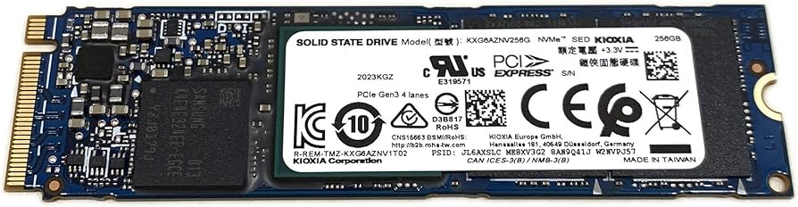 Amazon.com: KIOXIA 256GB SSD XG6 M.2 2280 PCIe Gen3 x4 SED
