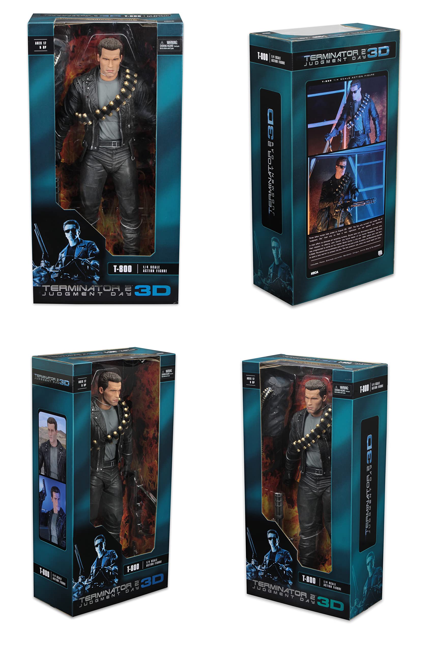 Amazon.co.jp: ターミネーター2 ネカ 1/4スケール 18インチ アクション