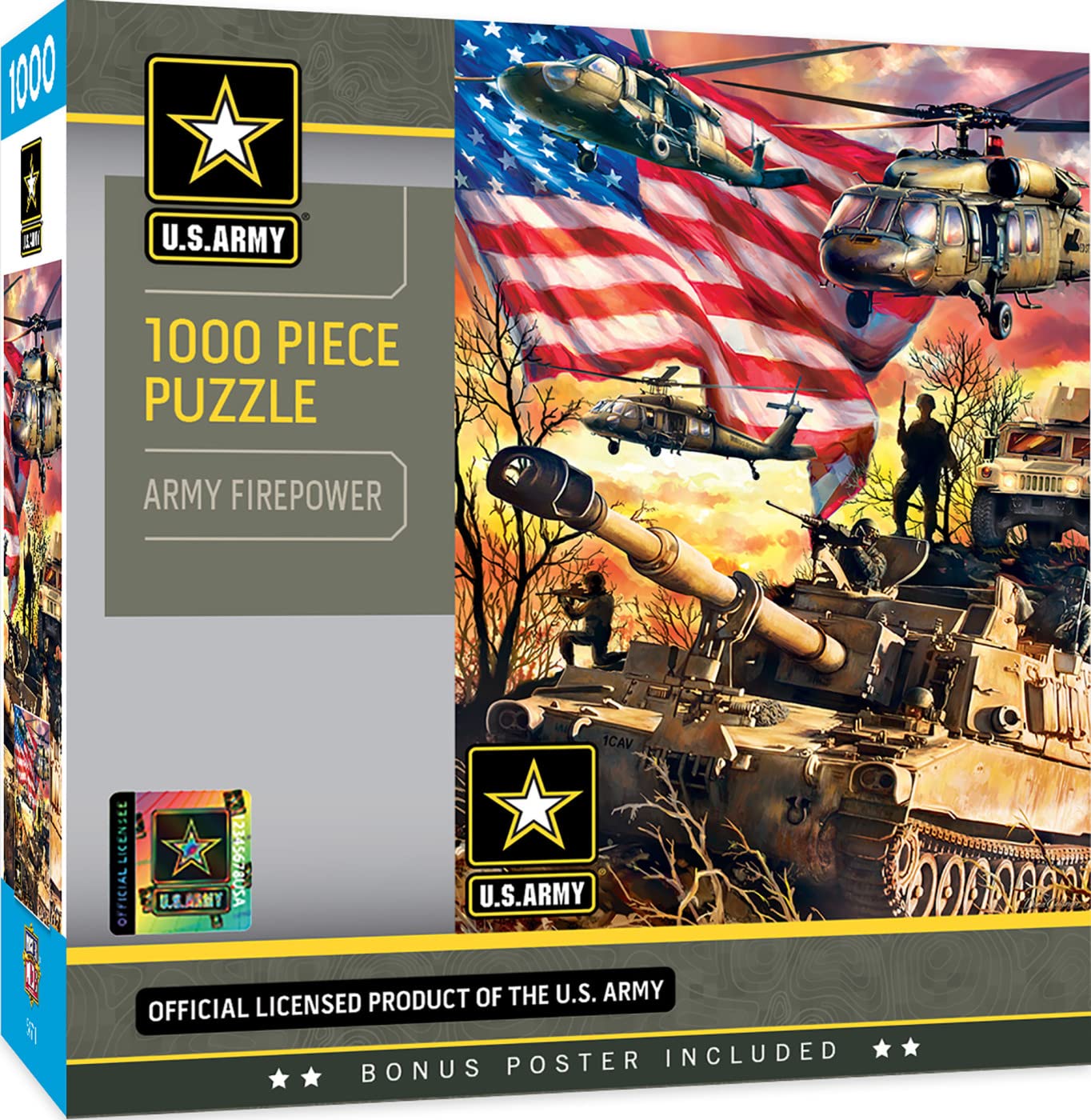 Amazon.com: MasterPieces US Army Firepower 1000 Piece Jigsaw