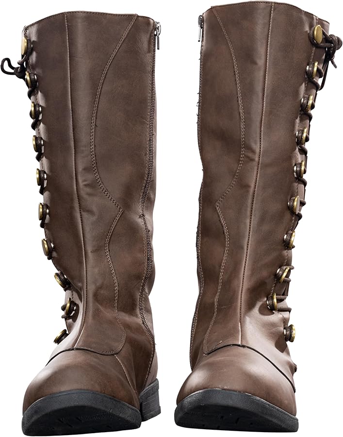 Amazon.com: Big Trouble Jack Pork Chop Adult Mens Brown Boots