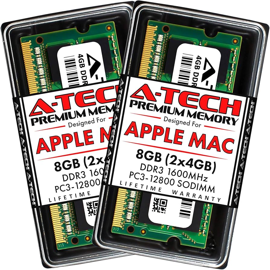 A-Tech 8GB Kit (2x4GB) RAM for Apple MacBook Pro (Mid 2012), iMac