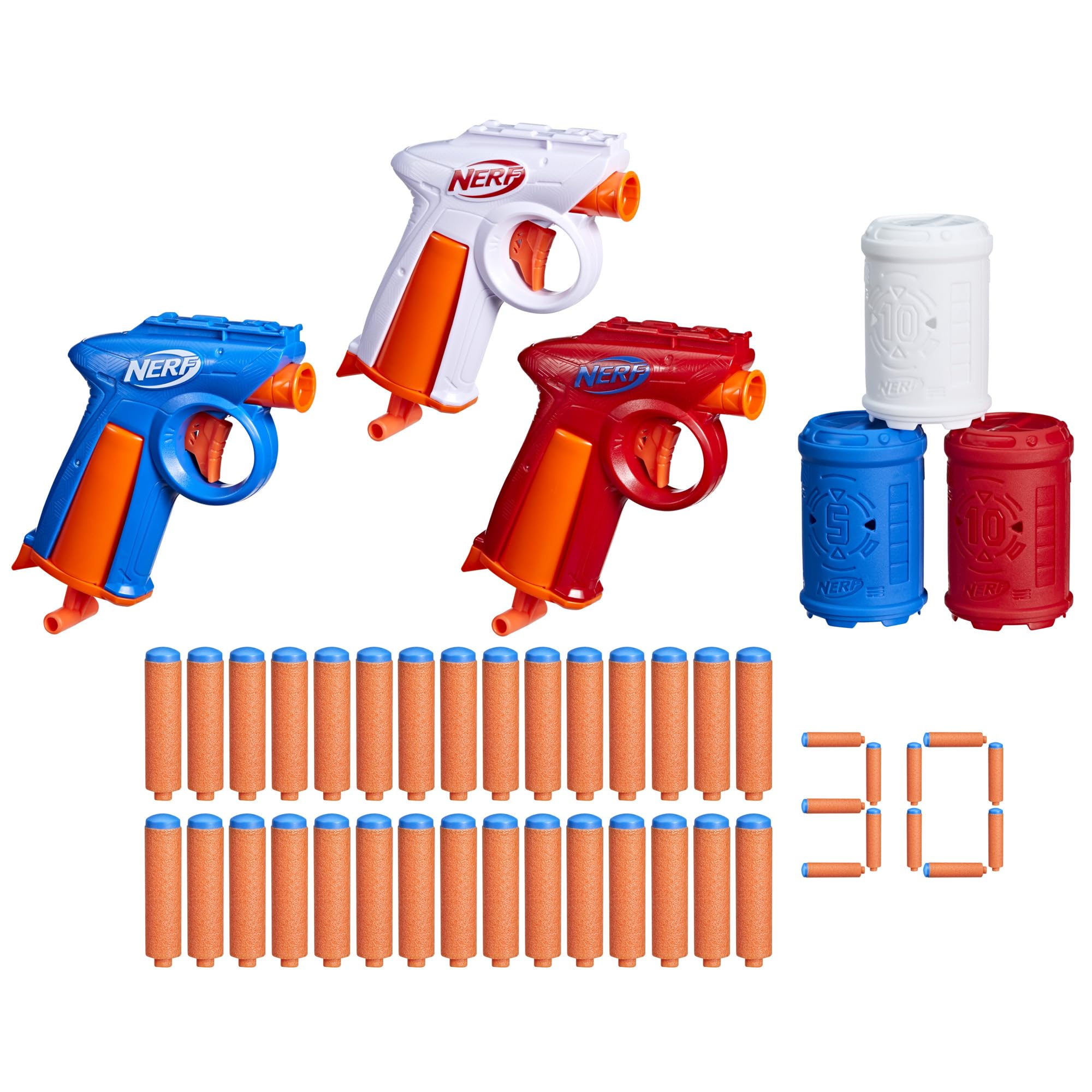 Amazon.com: Nerf N Series Backyard Triple Pack, Includes 3 Flex