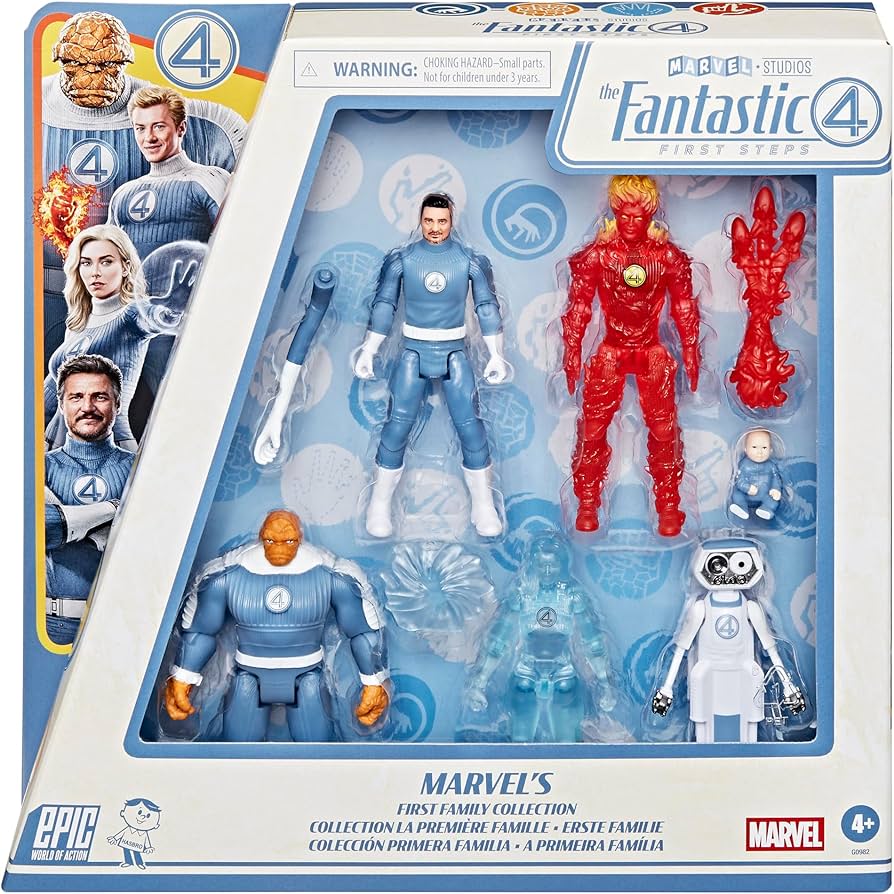 Amazon.com: Marvel Studios The Fantastic Four Epic World of Action