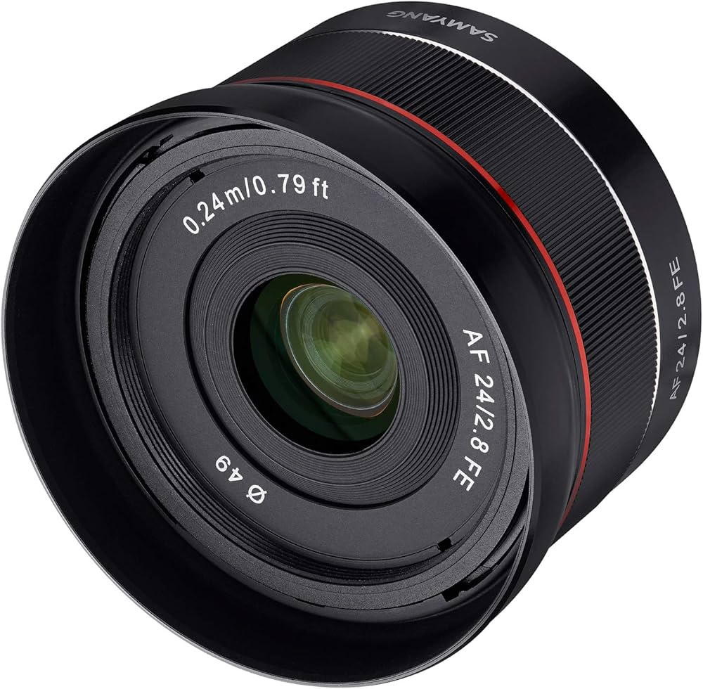 Amazon.co.jp: SAMYANG 単焦点広角レンズ AF 24mm F2.8 FE ソニーαE用