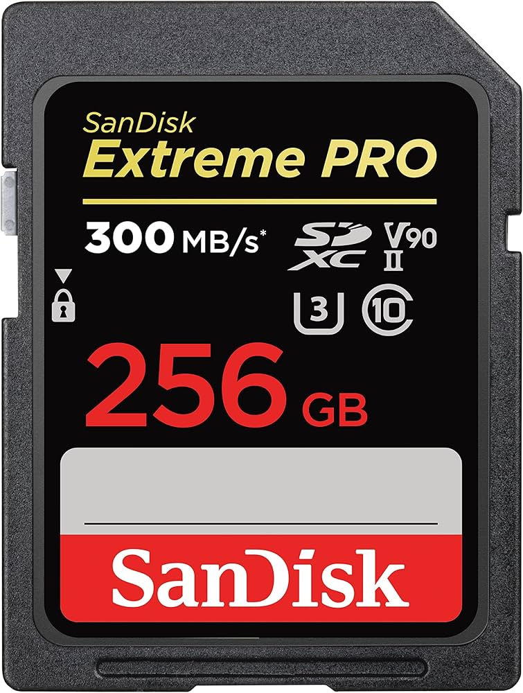 SanDisk 256GB Extreme PRO SDXC UHS-II Memory Card - C10, U3, V90