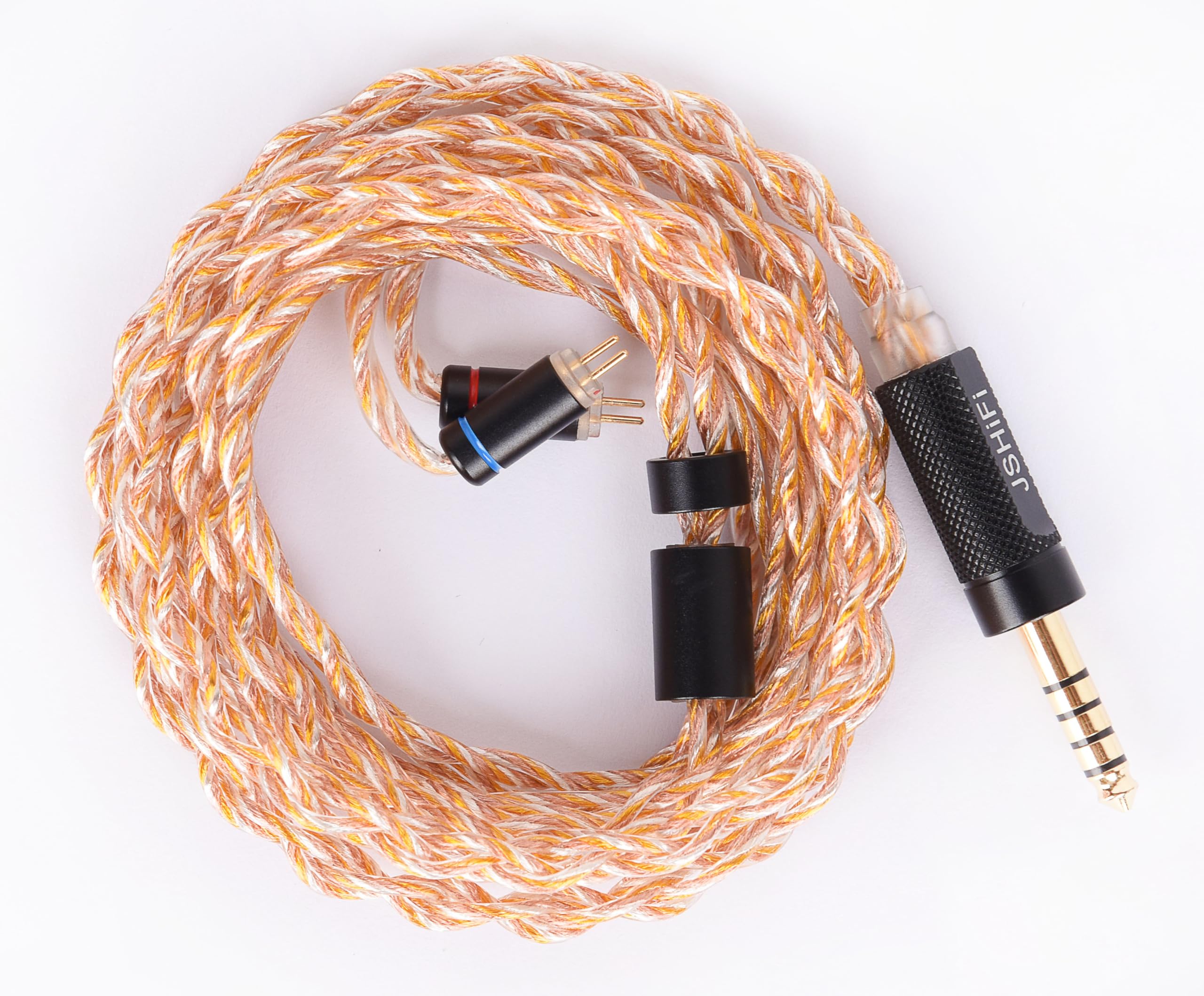 Amazon | 【JSHiFi-Soul】2pin4.4mmリケーブル 金メッキ＆銀メッキ＆無