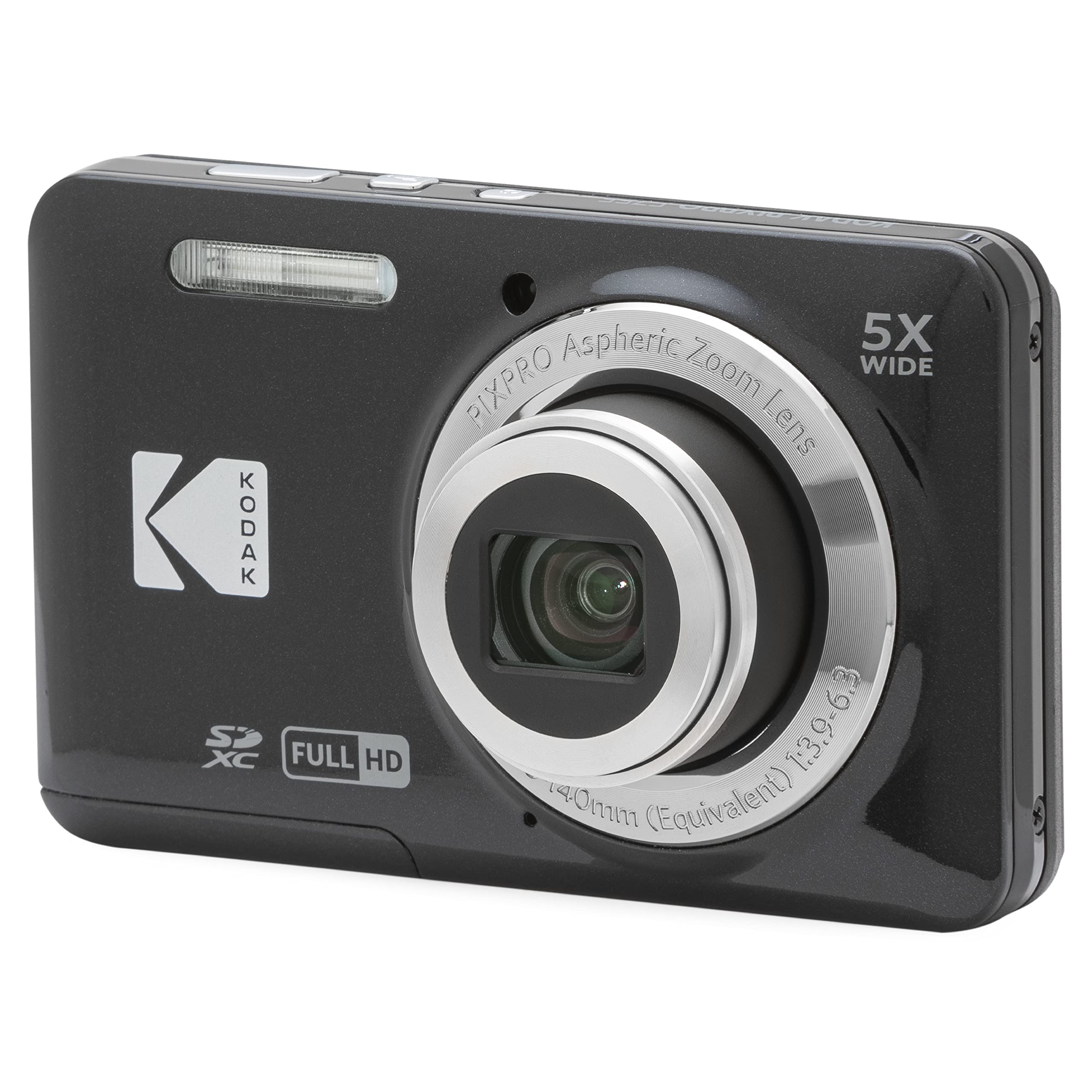 Amazon | KODAK (コダック) PIXPRO 使いやすい ズーム FZ55-BK 16MP