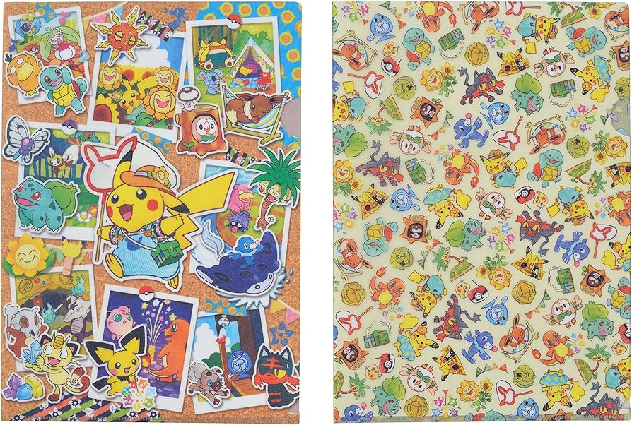 Amazon.co.jp: ポケモンセンターオリジナル A4クリアファイル2枚セット