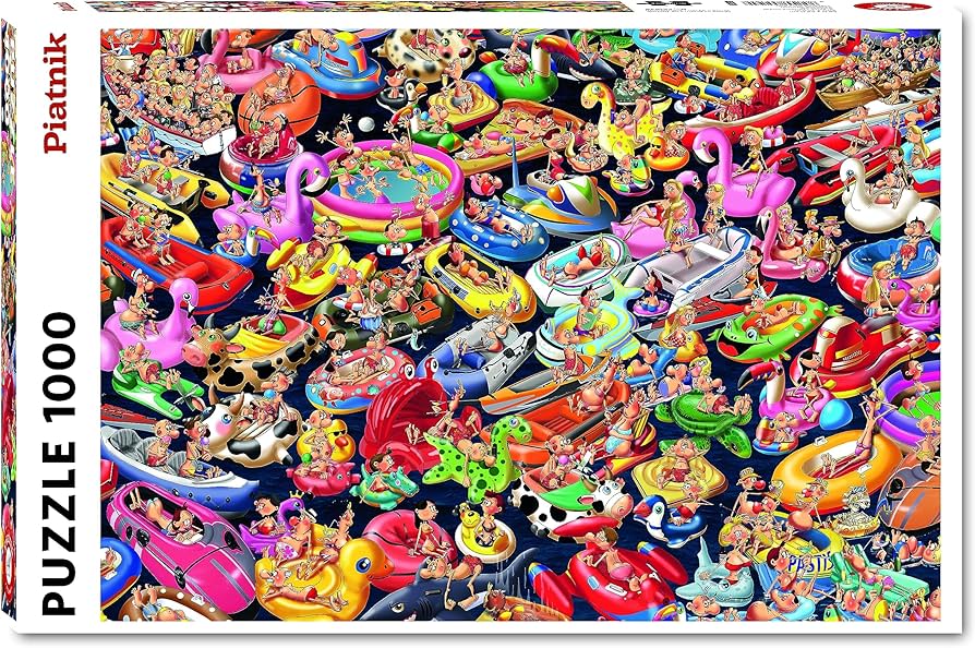 Amazon.com: Piatnik Floating Around 1000 pc Jigsaw Puzzle : Toys