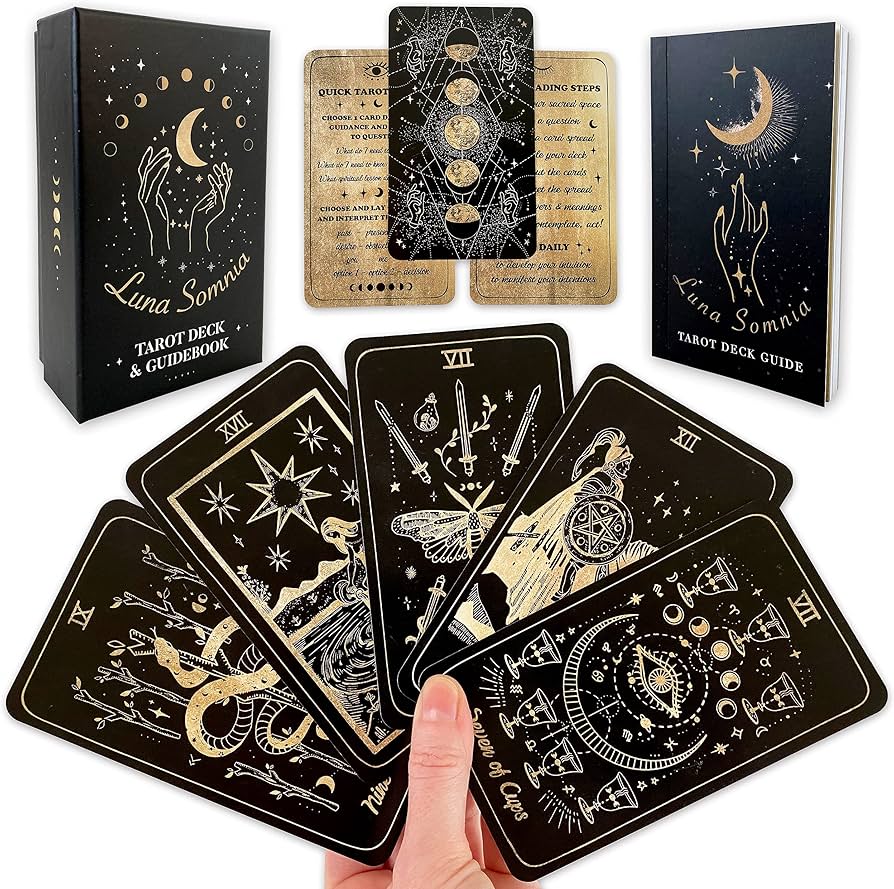 Amazon.com: Shores Of Moon Luna Somnia Tarot Deck with Guidebook