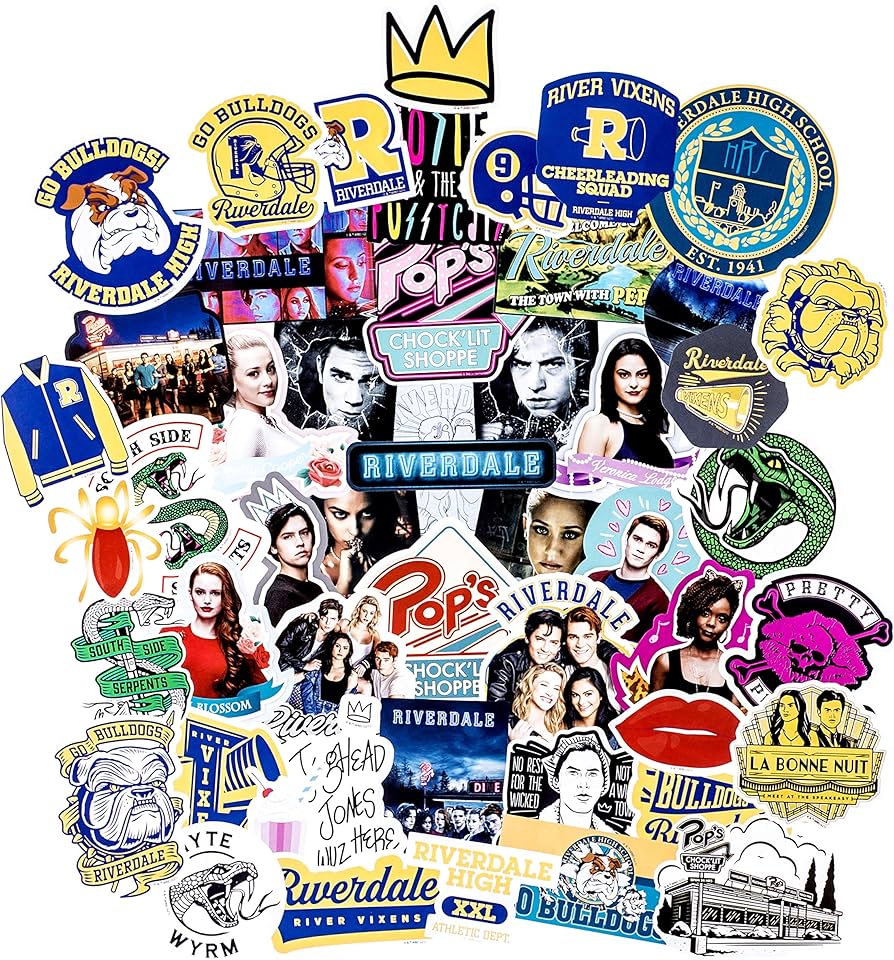 Amazon.com: Conquest Journals Riverdale Vinyl Stickers, Officially