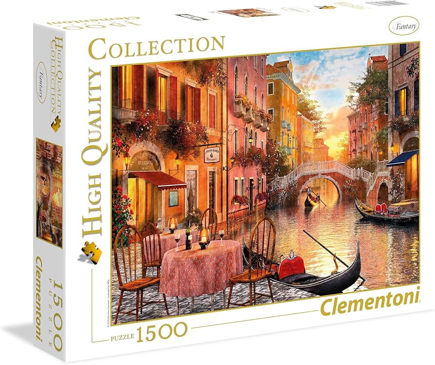 Amazon.com: Clementoni Venezia - Painting 1500 Piece Jigsaw Puzzle
