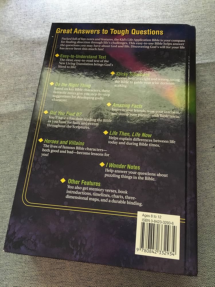 Kid's Life Application Bible NLT (hc): Tyndale: 9780842332934