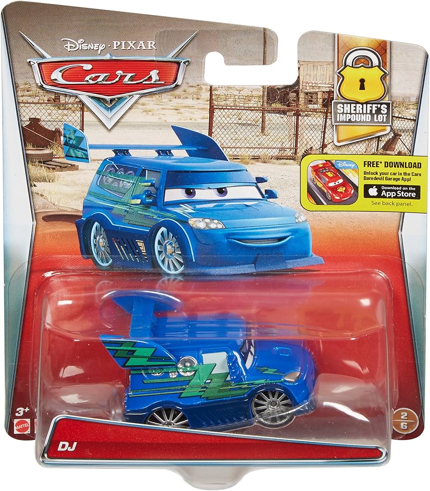 Amazon.com: Disney/Pixar Cars Diecast DJ Vehicle : Toys & Games