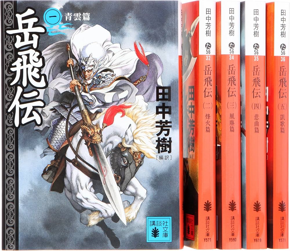 Amazon.co.jp: 岳飛伝 文庫 全5巻 完結セット (講談社文庫) : 田中