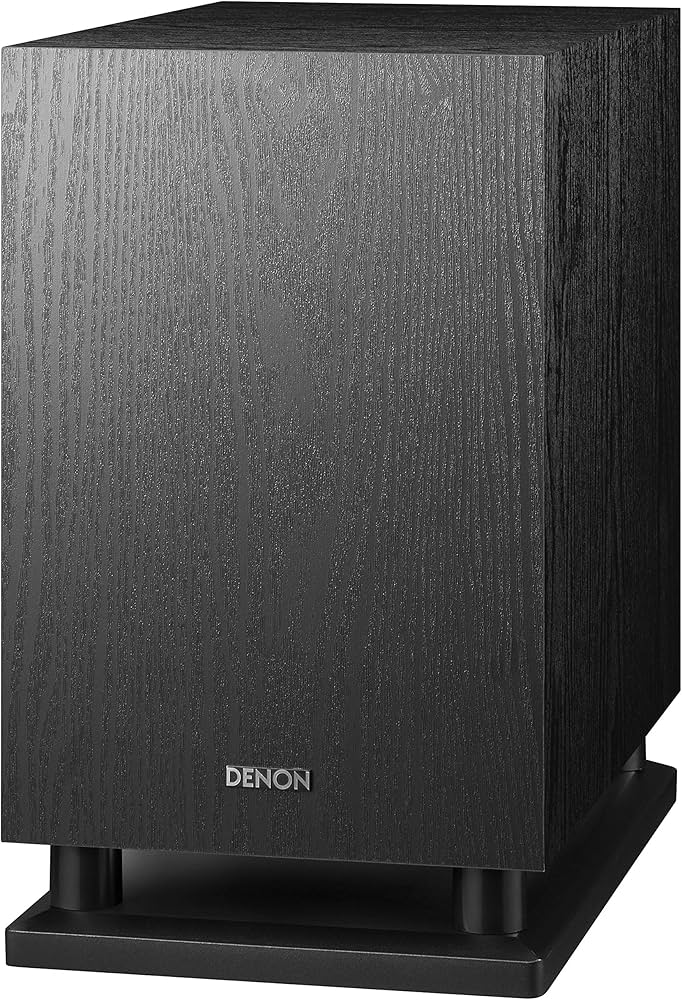 Amazon.co.jp: デノン Denon DSW-37 最大出力100W(PEAK)で迫力の重低音