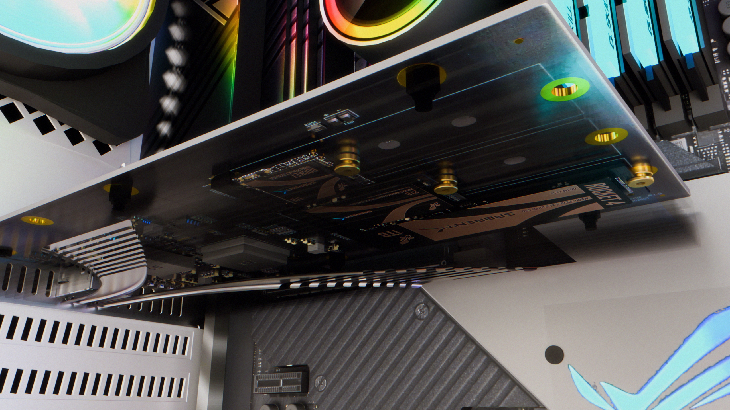 Amazon.com: SABRENT PCIe 3.0 x4 Add-in Card with 10GbE and 3X M.2