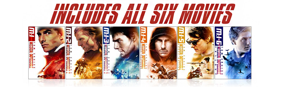Amazon.com: Mission: Impossible 6-Movie Collection (4K UHD + Blu