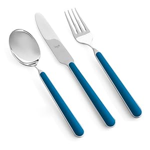 Amazon | MEPRA Fantasiaカトラリー 3本セット (バニラ) / イタリア製