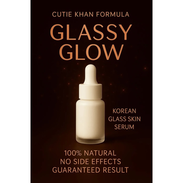 Buy Korean Face Glass Skin Serum | Cutie Khan Formula