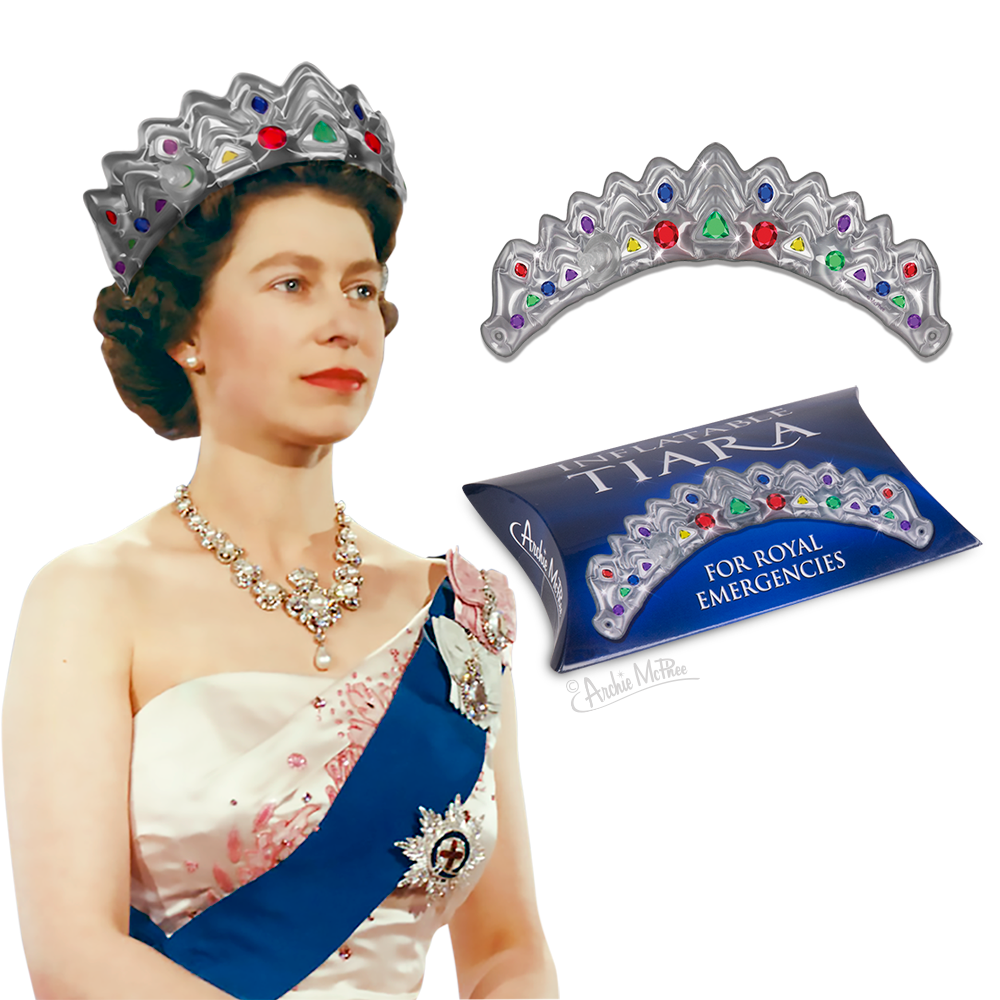 Inflatable Tiara – Archie McPhee