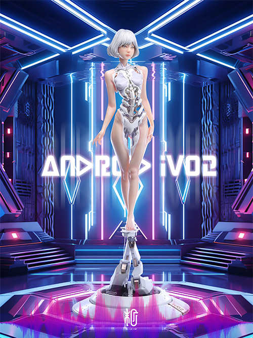 国内限定流通】Android iv02 by K 1/4 スタチュー