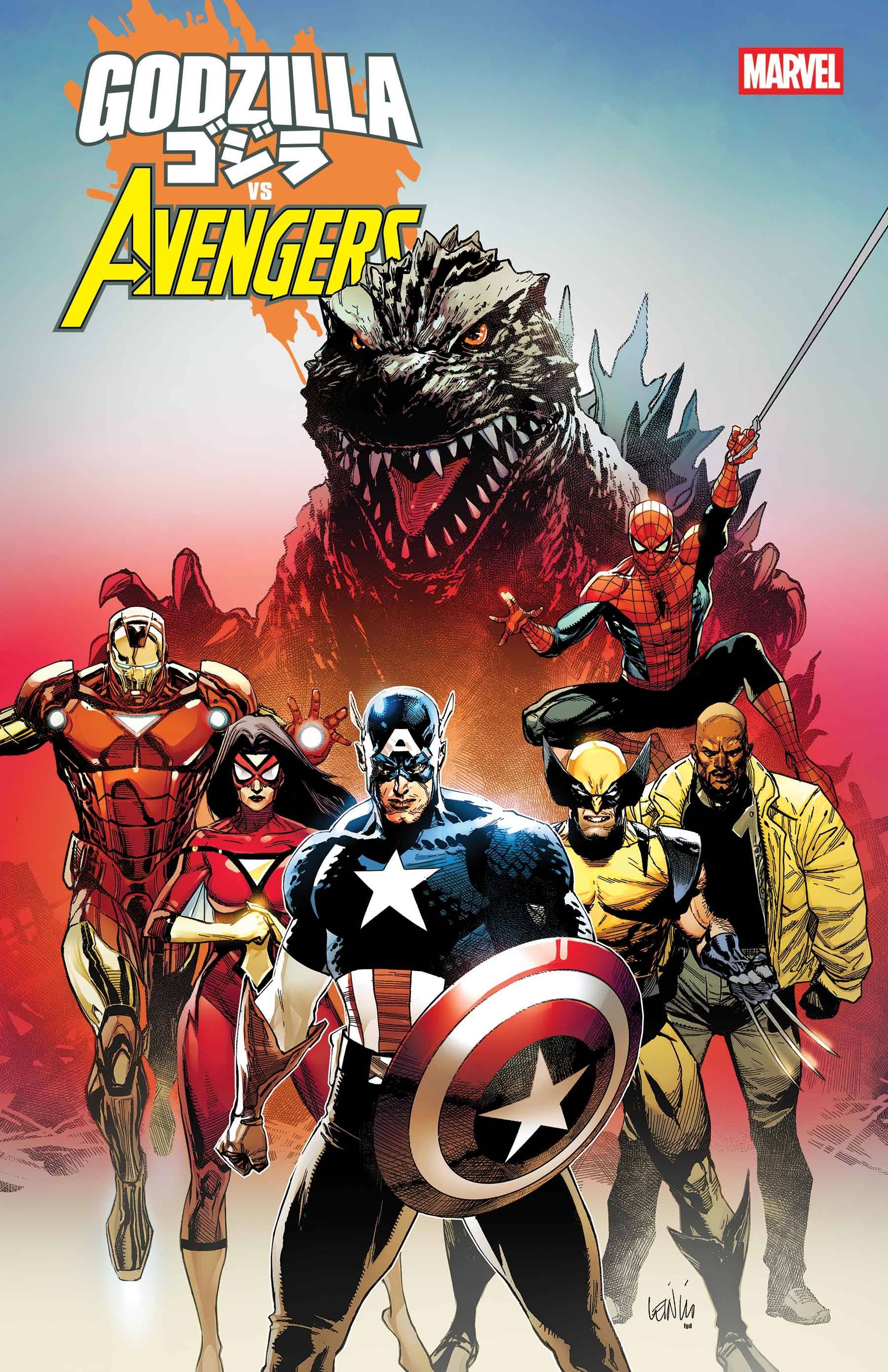 全編英語/リーフ】GODZILLA VS AVENGERS #1（Cover A: Leinil Yu）